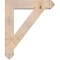 Ekena Millwork Traditional Arts & Crafts Smooth Bracket, Douglas Fir, 5 1/2"W x 32"D x 38"H BKT06X32X38TRA03SDF - alternate 3